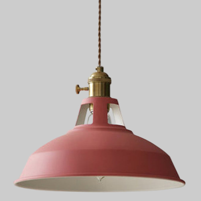 Retro Industrial Metal Pendant Light – Ideal for Kitchen or Café Spaces