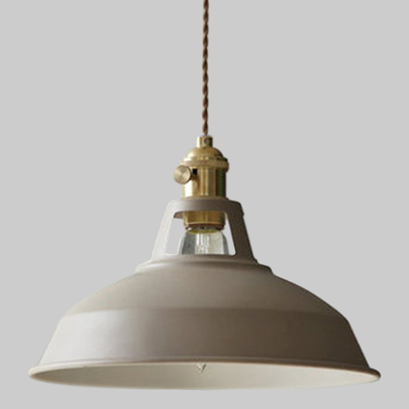 Retro Industrial Metal Pendant Light – Ideal for Kitchen or Café Spaces