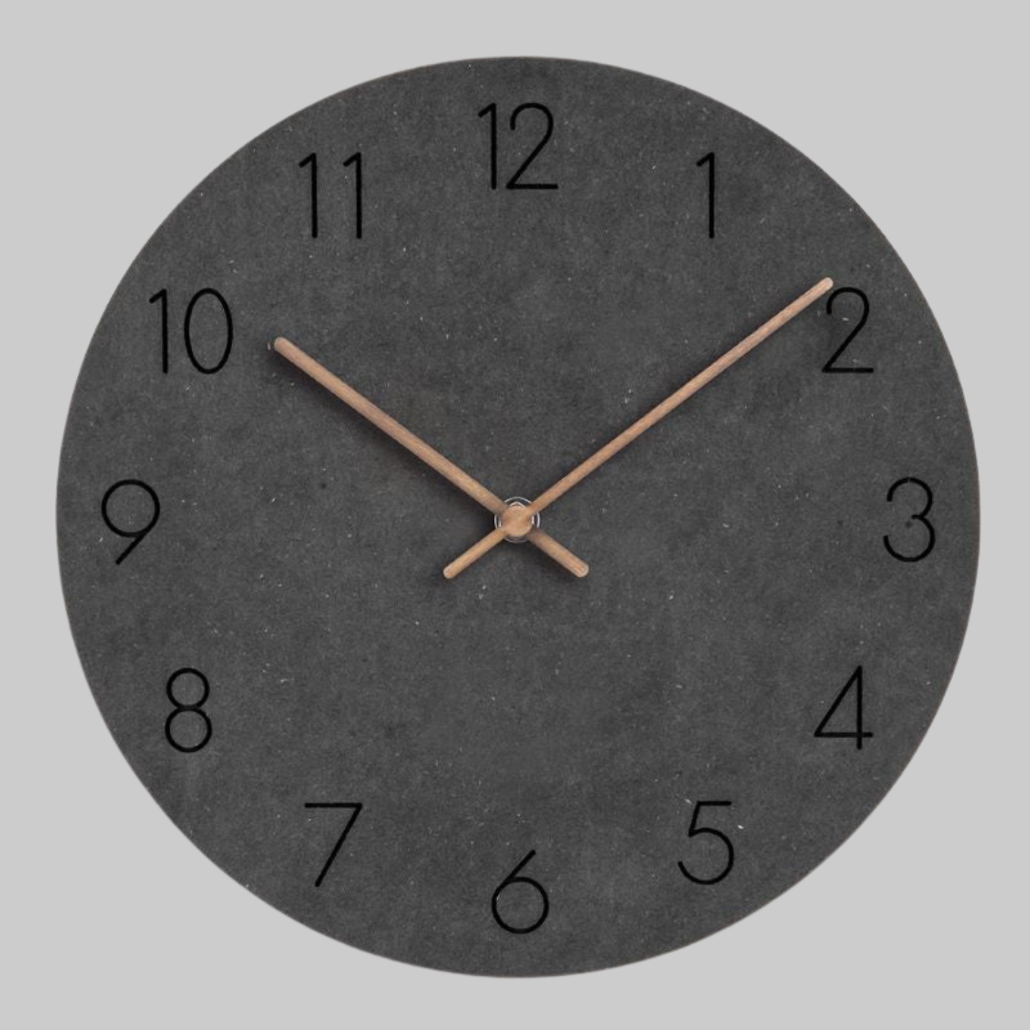 Silent Scandinavian Wall Clock – 29cm Minimalist Non-Ticking Clock for Modern Interiors