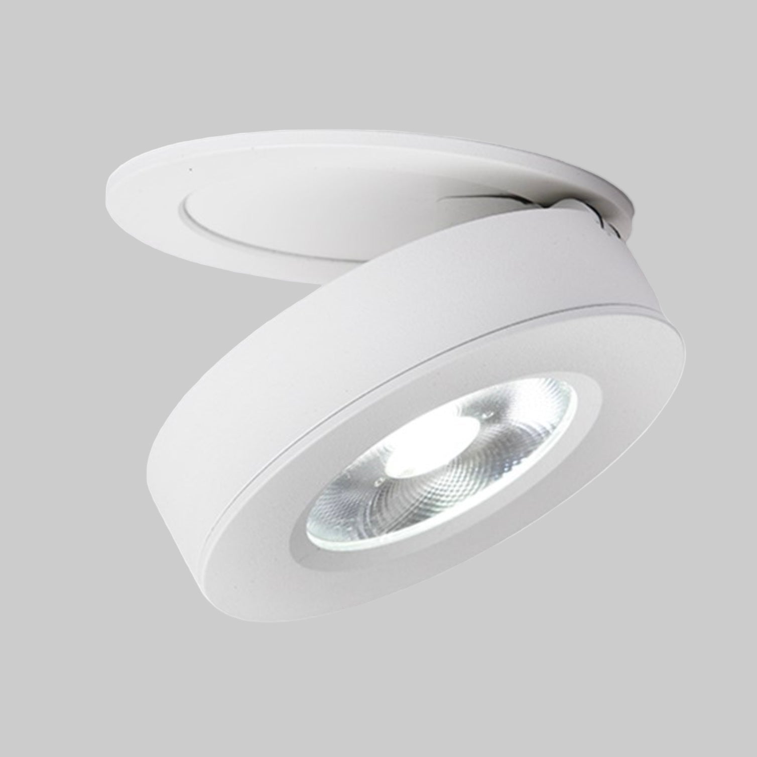 Sleek Adjustable Round LED Downlight – Modern Slimline Ceiling Fixture