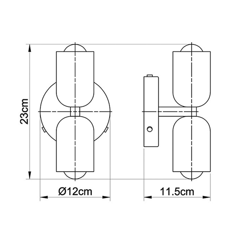 Bollan sculpted Acrylic Wall Light – Modern Elegance for Contemporary Interiors