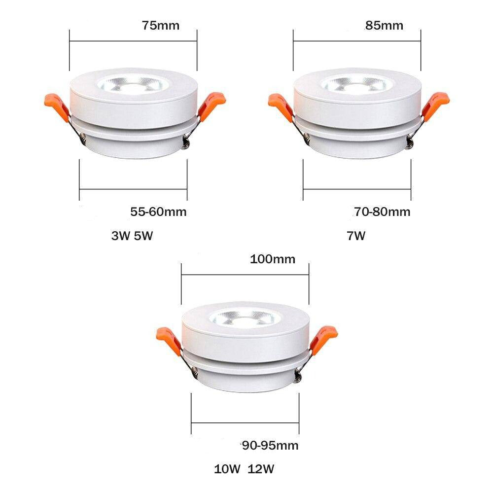 Sleek Adjustable Round LED Downlight – Modern Slimline Ceiling Fixture